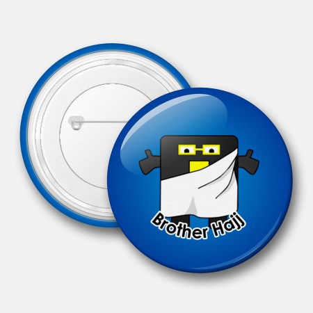 Brother Hajj Pin Badge