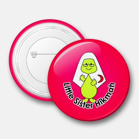 Little Sister Hikmah Pin Badge
